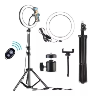 Aro De Luz 26 Cm + Trípode